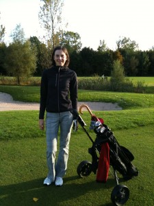 Auf der Runde: Golfpark Aschheim in herbstlicher Stimmung