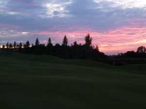 Sunset Golf im Münchner Osten